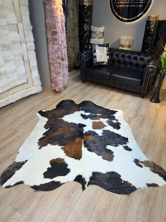 🐄 Kahve & Beyaz | 1. Kalite Dana Derisi Post