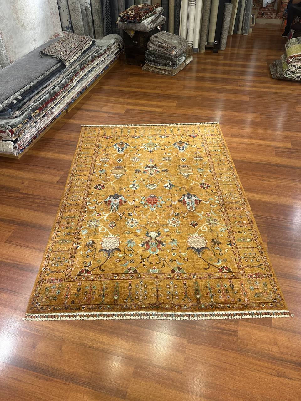 El Dokuma Afgan Sultani Model Halı